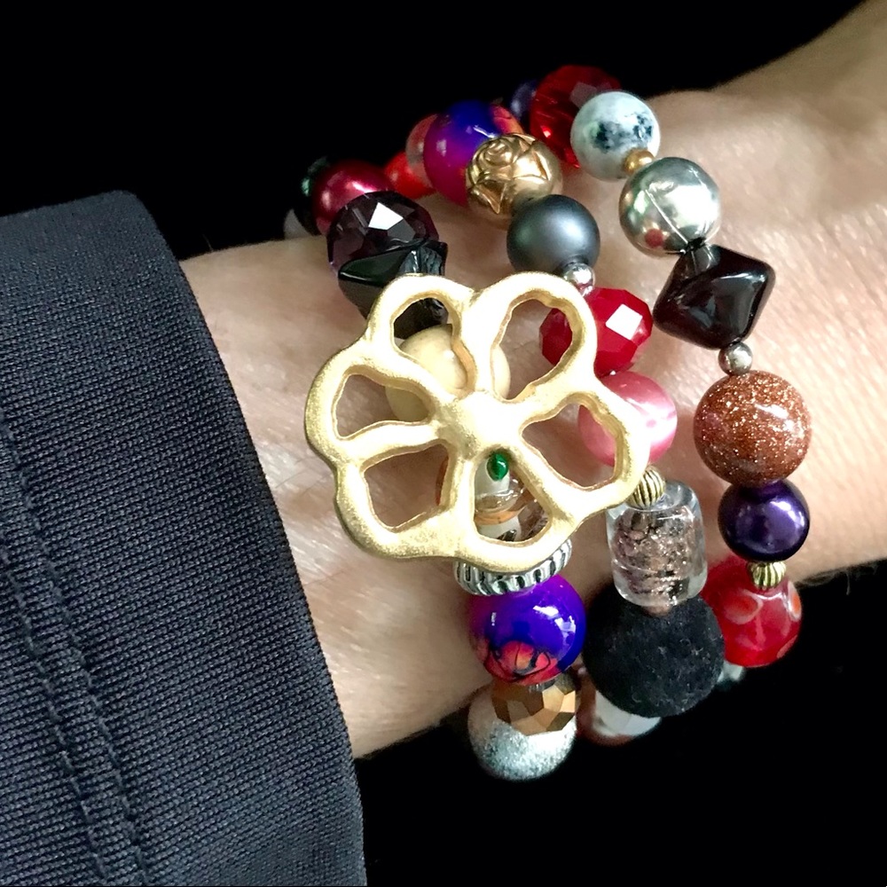 Handmade Bracelet With Vintage and Modern Elements (NB78-3H) New Without Tags - Picture 10 of 10